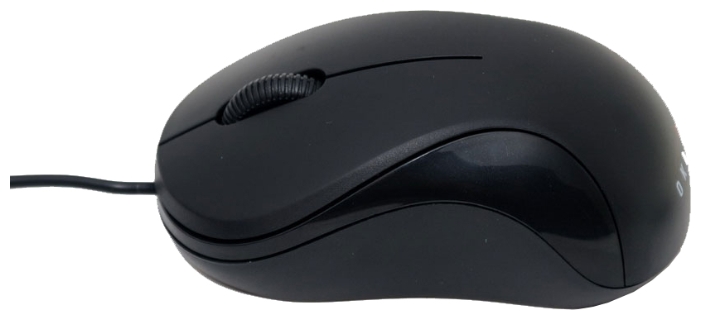 Мышь Oklick 115S (USB, optical, 1000dpi, 1.2m, black)