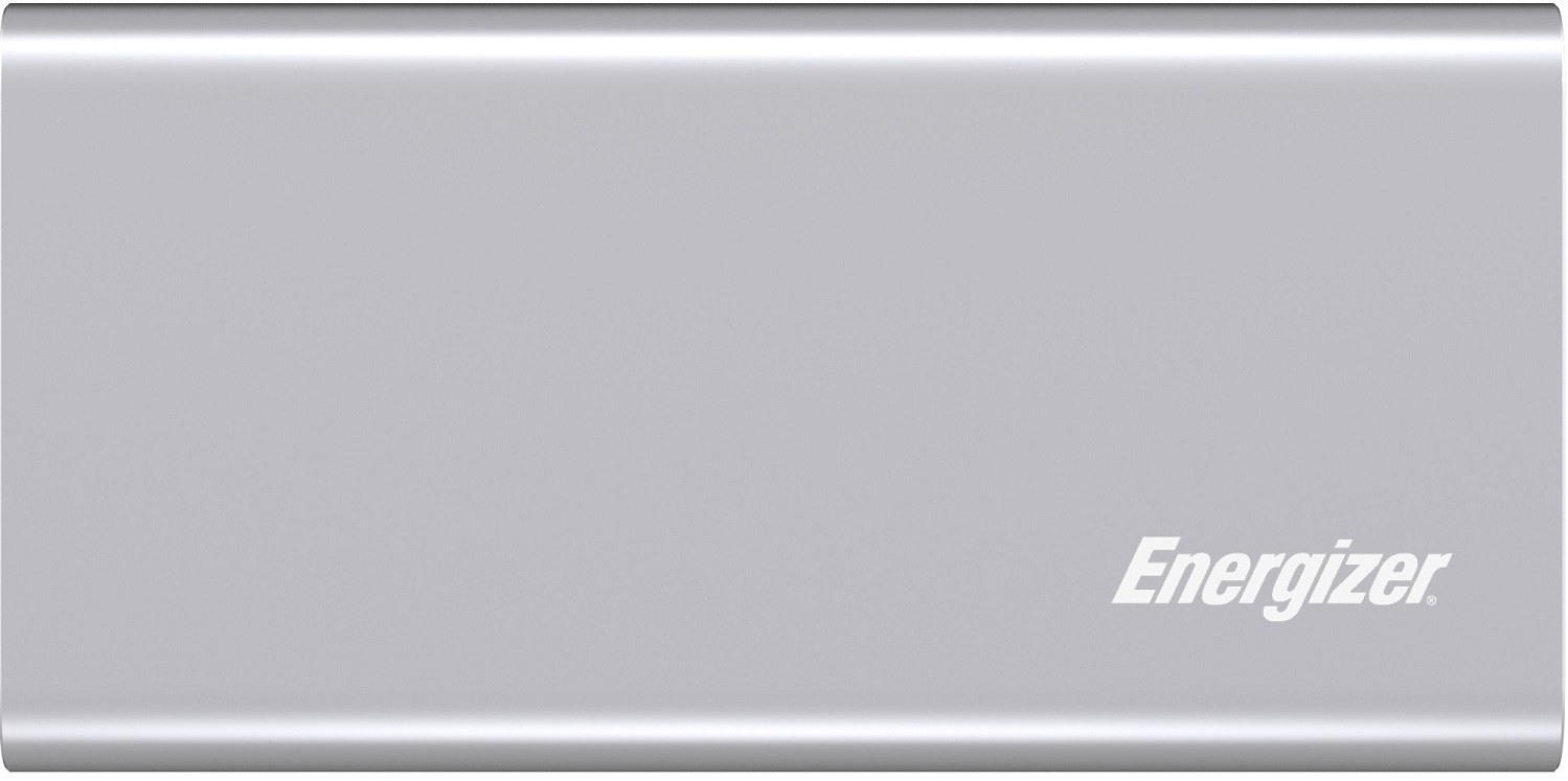 Внешний аккумулятор Energizer UE10047PQSG (литий-полимерный, 10000mAh, вход 2A micro USB + Tupe-C, выход 3A max, QC, PD, 18W, silver)