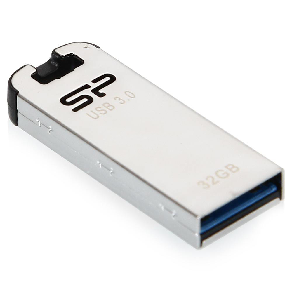 Флеш накопитель USB 3.0 32Gb Silicon Power Jewel J10 (SP032GBUF3J10V1K, silver)