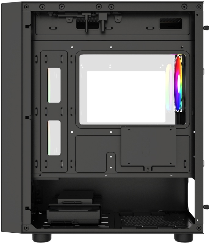 Корпус Powercase Mistral Micro EM20 (CMMEM20B-L3) (без БП, mATX, USB3.0, 3x FRGB Fan, black)