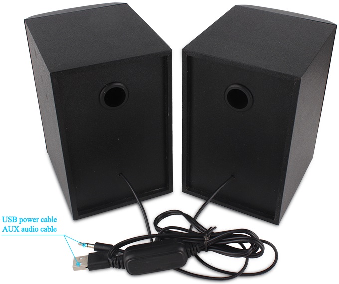 Колонки FUMIKO BALLAD (6W, USB, black)