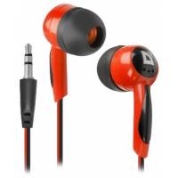 Наушники Defender Basic 604 (затычки, без микрофона, 1.1m, black-red)