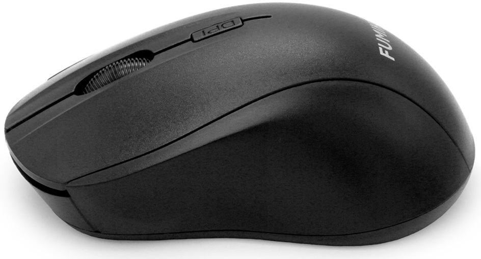 Мышь беспроводная FUMIKO ROBUSTA FMA-02-K (optical, 1600dpi, 2xAAA (нет в комплекте), black)