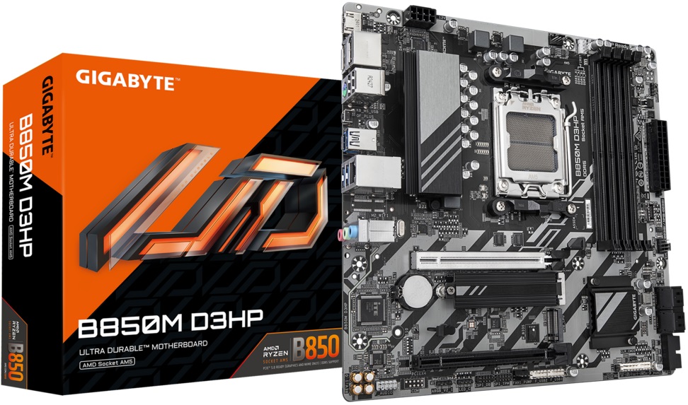 Материнская плата Gigabyte B850M D3HP (AM5, mATX) RTL