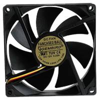 Вентилятор Gembird FANCASE2 (90x90x25mm, sleeve, 3pin, black) OEM