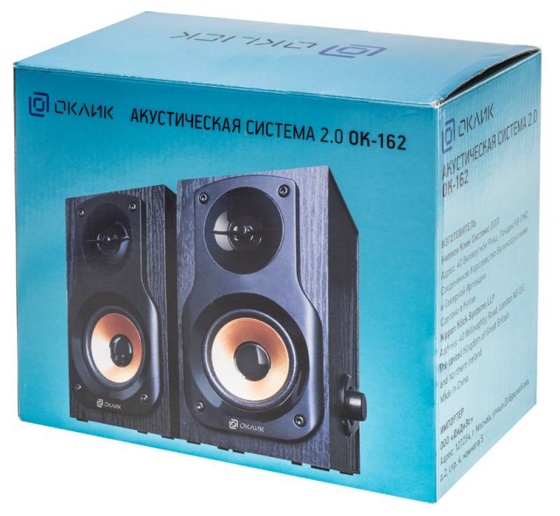 Колонки Oklick OK-162 (2x4W, USB, black)