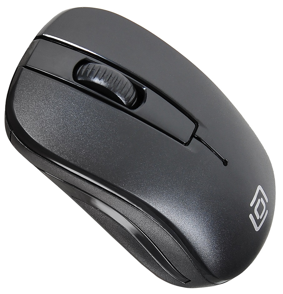 Мышь беспроводная Oklick 445MW (optical, 1600dpi, AA, black)