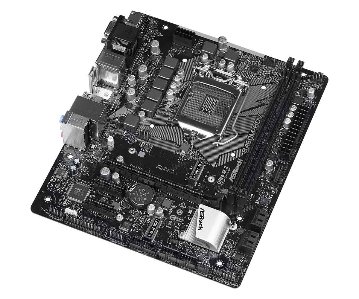 Материнская плата ASRock B460M-HDV (s1200, mATX) RTL
