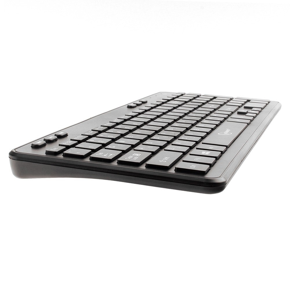 Клавиатура+мышь беспроводные Gembird KBS-8003 (мультимедийная, black)