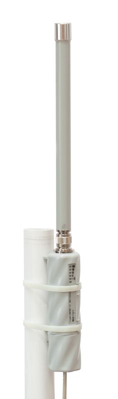 Роутер MikroTik Groove 52 (RBGroove52HPn, 150Mbps, 2.4/5GHz, 1 port, 100Mbps, Passive PoE, N-male, grey)