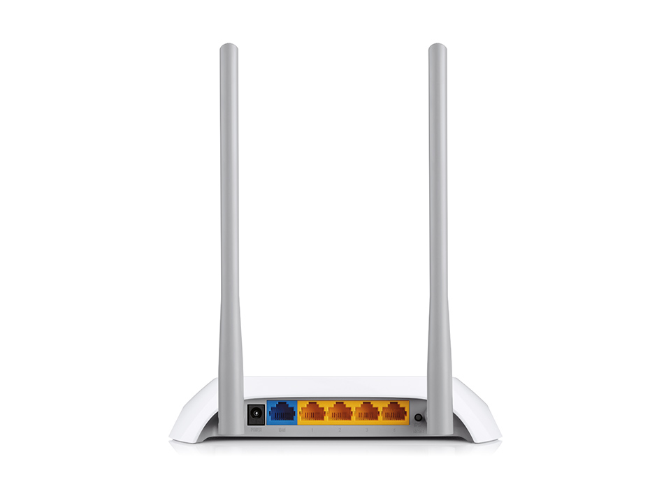 Роутер TP-LINK TL-WR840N ver.2.x (300Mbps, 2.4GHz, 4 ports, 100Mbps, 2 внешние несъёмные антенны 5dBi, white)