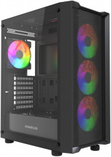 Корпус Powercase Mistral EA19 (CMAEA19-A4) (без БП, ATX, USB3.0, 4x ARGB Fan, black)
