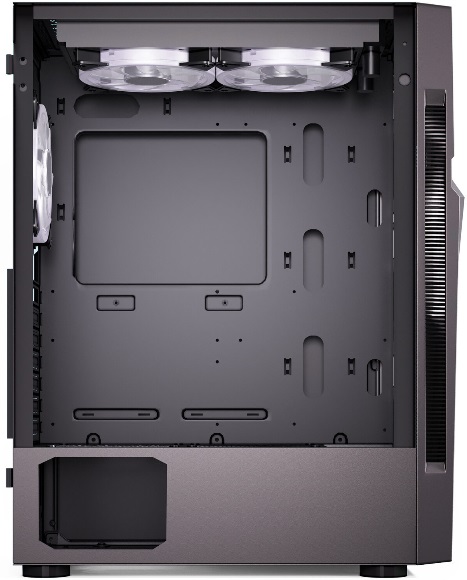 Корпус ABR GQ-7 (без БП, ATX, USB3.0, 3x RGB Fan, black)