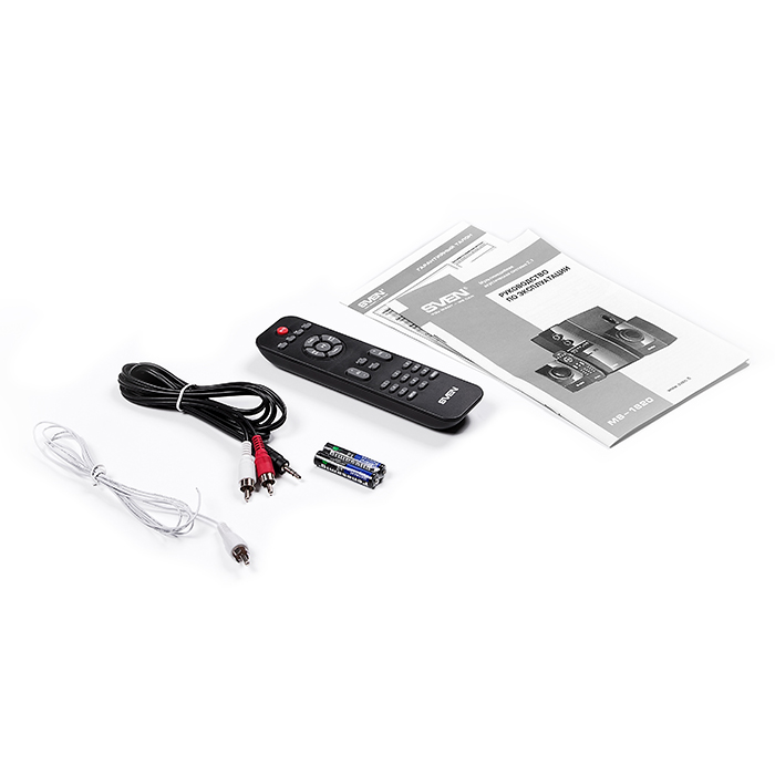 Колонки Sven SPS-1820 (18W + 2x11W, ПДУ, FM, USB, SD, MP3, black)