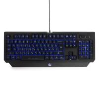 Клавиатура Gembird KB-G300L (USB, трехцветная подсветка, мультимедийная, black)