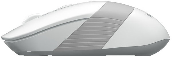 Мышь беспроводная A4Tech Fstyler FG10S (optical, 2000dpi, AA, бесшумный клик, white-grey)