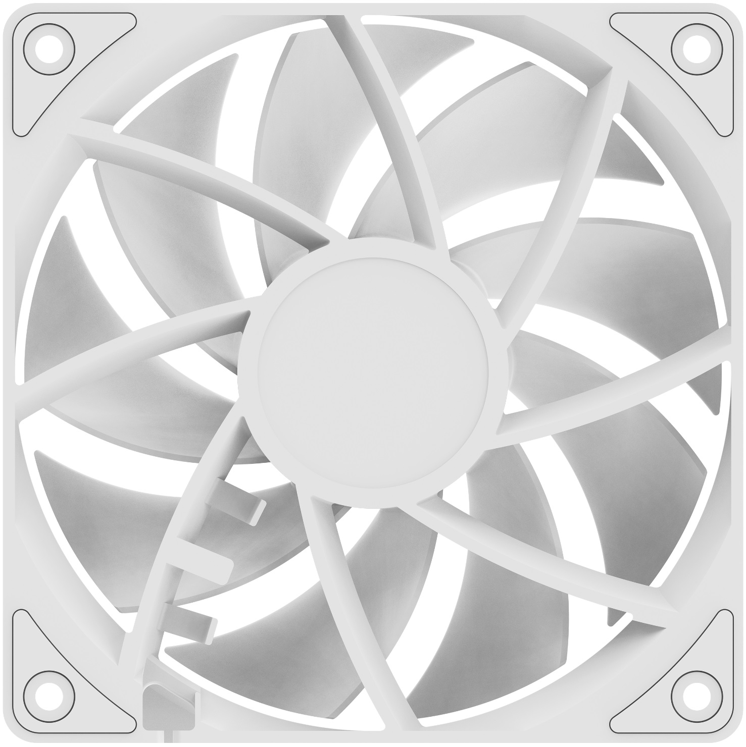 Вентилятор Ocypus Gamma F12 WH (120x120x25mm, Hydro, 1300rpm, 25dBa, 3pin, white) RTL