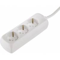 Сетевой удлинитель Hama (H-30381, 3  розетки, 1.4 метра, white) OEM