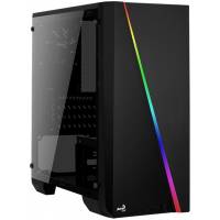Корпус AeroCool Cylon mini (без БП, mATX, RGB, USB 3.0, black)