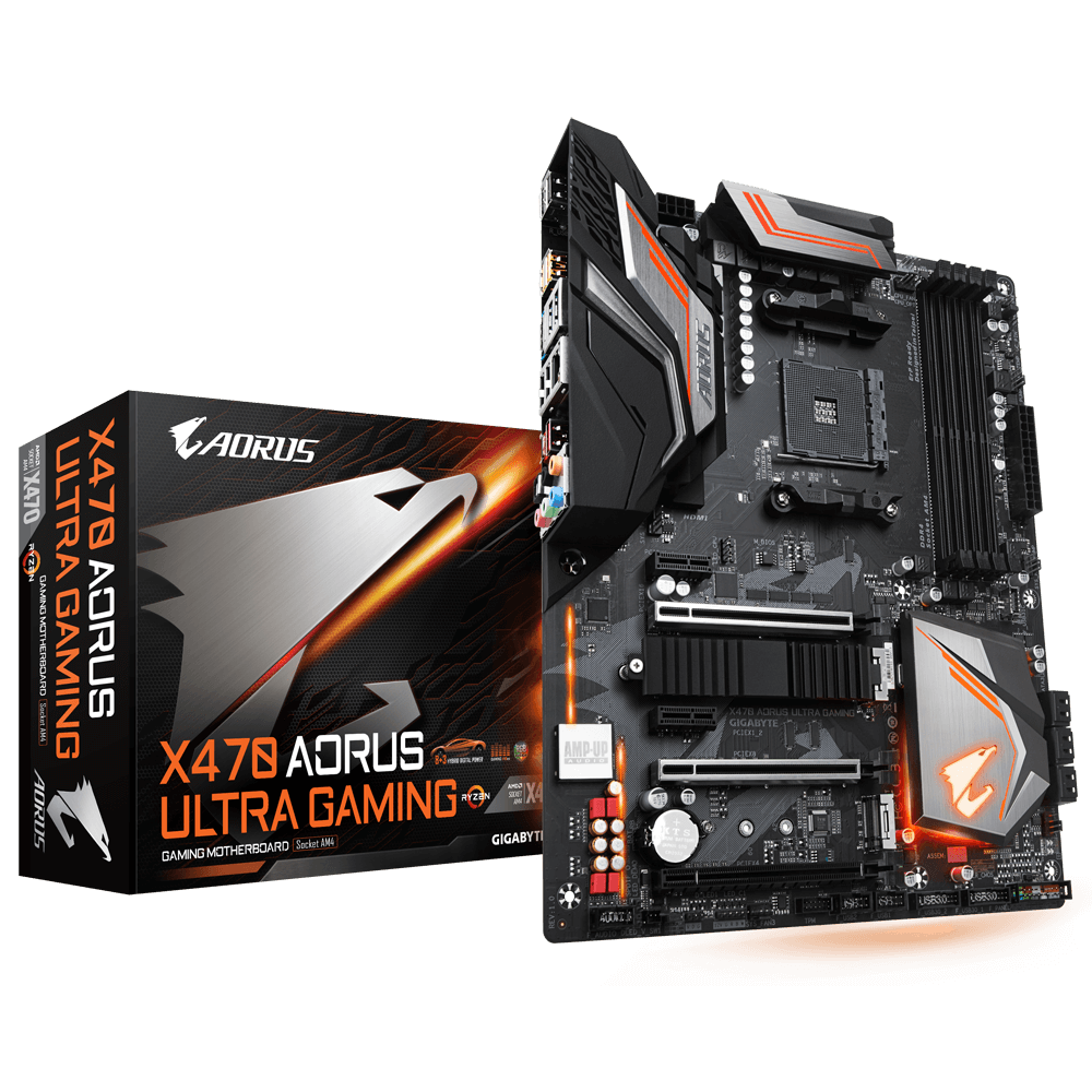 Материнская плата Gigabyte X470 AORUS ULTRA GAMING (AM4, ATX) RTL