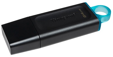 Флеш накопитель USB 3.2 64Gb Kingston DT Exodia (DTX/64GB, black-blue)