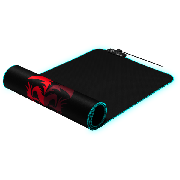 Коврик для мыши Redragon (NEPTUNE, тканевый на резиновой основе, игровой, RGB подсветка, black-red, 800x300x3mm)