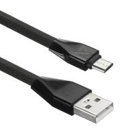 Кабель USB 2.0 Am - micro USB 1.0m (ACD-U920-M1B, быстрая зарядка, не замерзает и не спутывается, black) ACD