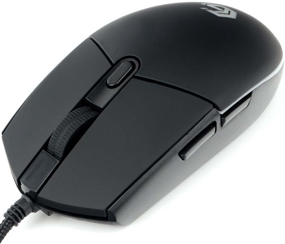 Мышь Gembird MG-780 (USB, optical, 2400dpi, RGB подсветка, игровая, 1.5m, black)