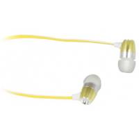 Наушники Defender Comfit-260 (затычки, без микрофона, 1.1m, металлический корпус, yellow)