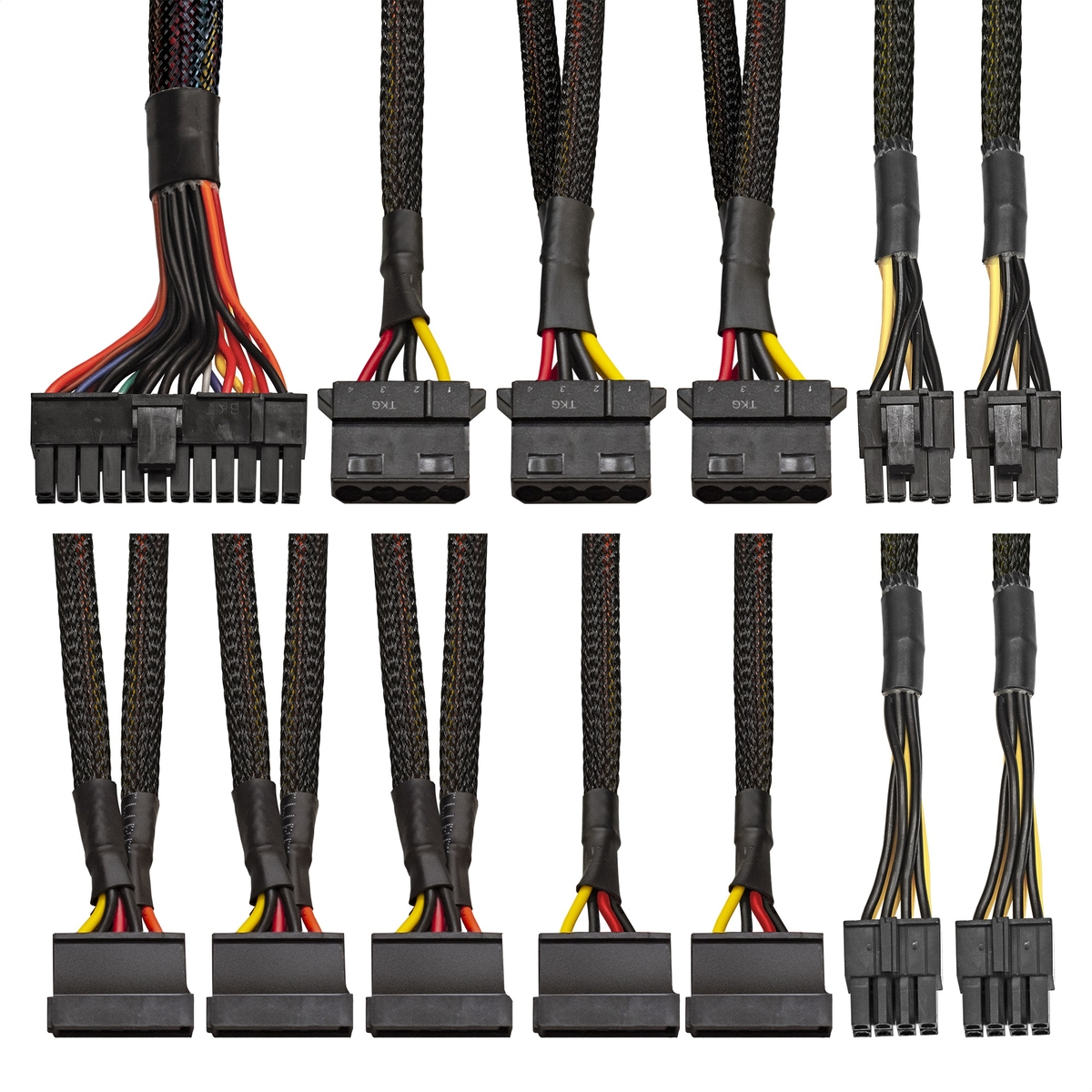 Блок питания ExeGate 700W (700NPX, 120mm, 20+4+4+4+4+4pin, 2*PCI-E 6+2pin, 5*SATA, 3*HDD) OEM