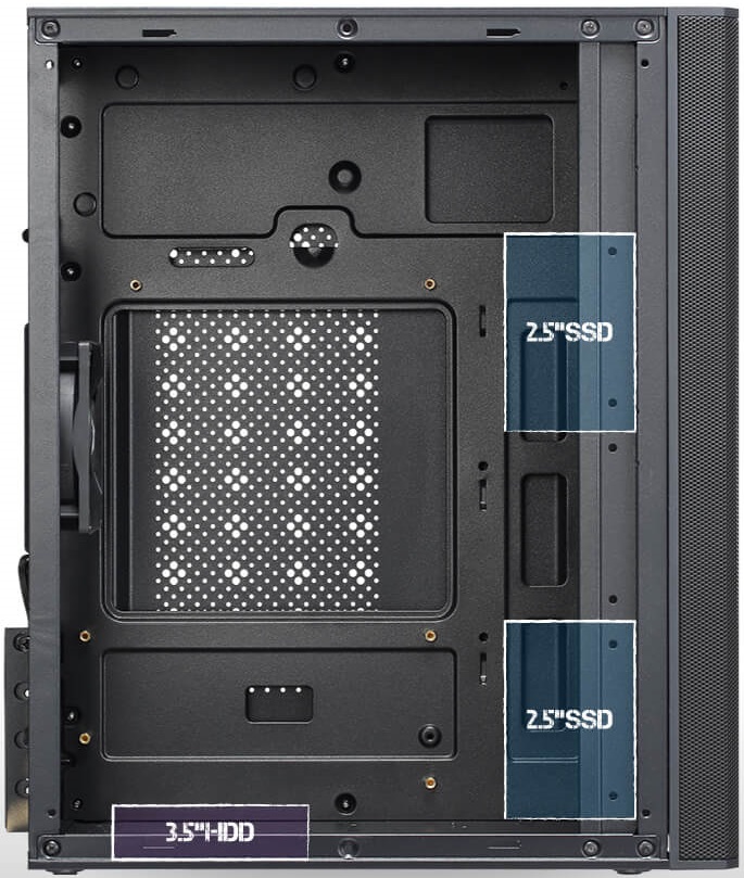 Корпус Formula Air Mesh G1 (без БП, mATX, USB3.0, 1x Fan, black)