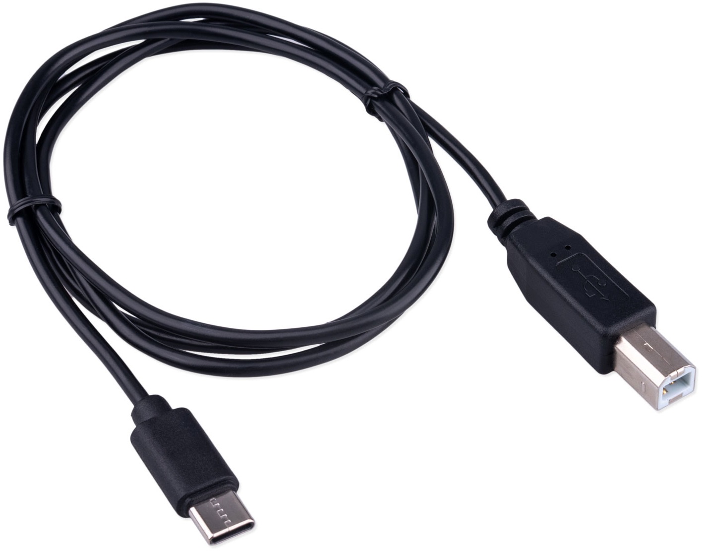 Кабель USB 2.0 Type-C - USB Bm 1.0m (GCC-USB2-CMBM-1M, медь, black) Гарнизон