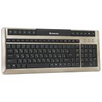 Клавиатура Defender Inox 900 Bronze (12 доп. Кнопок, USB, металл)