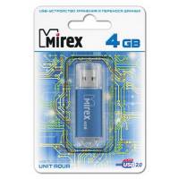 Флеш накопитель USB 2.0 4Gb Mirex Unit (aqua)