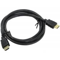 Кабель HDMI (m) - HDMI (m) 2.0m (TCG200F, ver.2.0, с позолоченными контактами, 2 ферритовых фильтра, black) Telecom