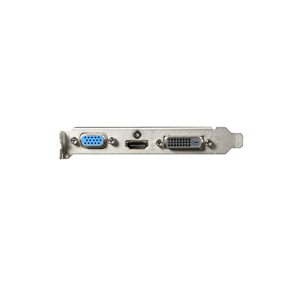 Видеокарта Gigabyte GF GT710 1Gb (GV-N710D3-1GL, 64bit, DDR3, DVI+HDMI+CRT) RTL