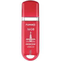 Флеш накопитель USB 2.0 16Gb FUMIKO MOSCOW (FMW-13, 30MB/s, red)