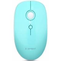 Мышь беспроводная Gembird MUSW-395 (optical, 1600dpi, AA, turquoise)
