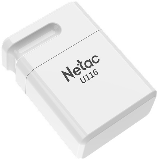 Флеш накопитель USB 2.0 32Gb Netac U116 (NT03U116N-032G-20WH, white)