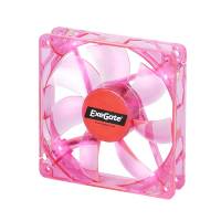 Вентилятор ExeGate Mirage (120x25B/UV) (120x120x25mm, Ball, 1600rpm, 20dBa, 3pin, ультрафиолетовый red LED) OEM