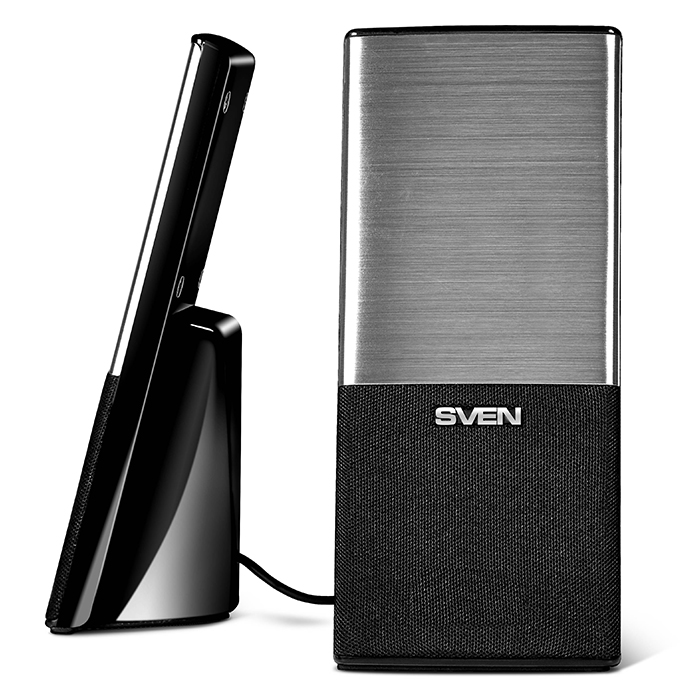 Колонки Sven 249 (2x2W, USB, black)