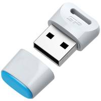 Флеш накопитель USB 2.0 16Gb Silicon Power Touch T06, white