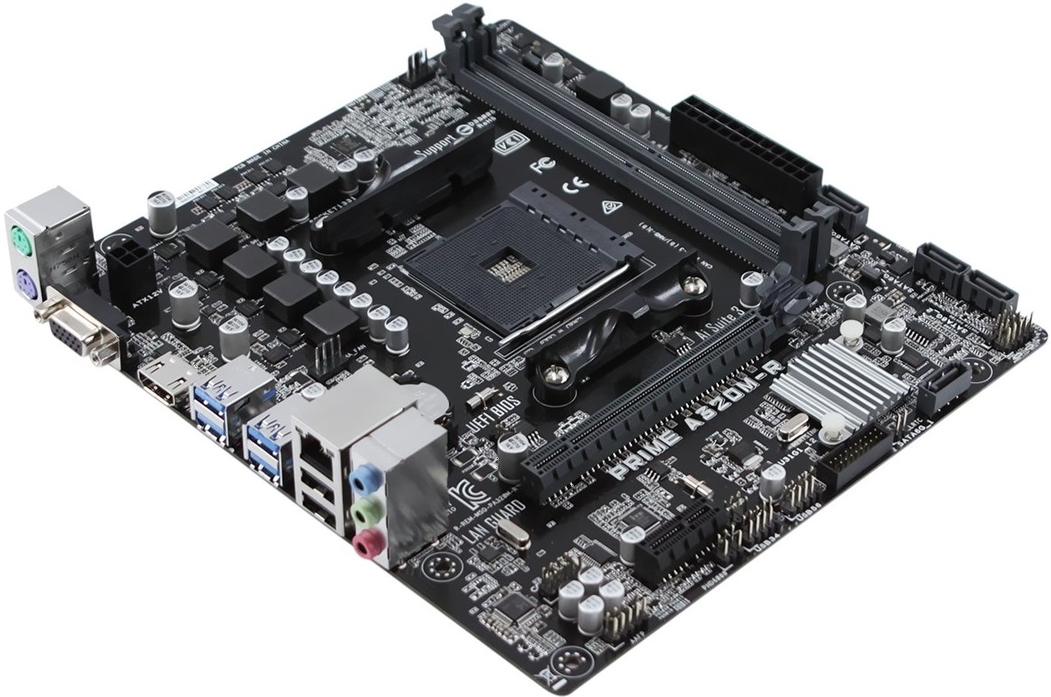 Материнская плата ASUS PRIME A320M-R-SI (AM4, mATX) OEM