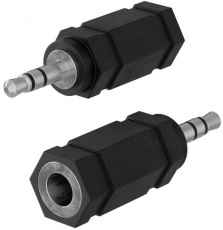Переходник 3.5 Jack (f) - 2.5 Jack (m) (A-2.5M-3.5F, black) Cablexpert