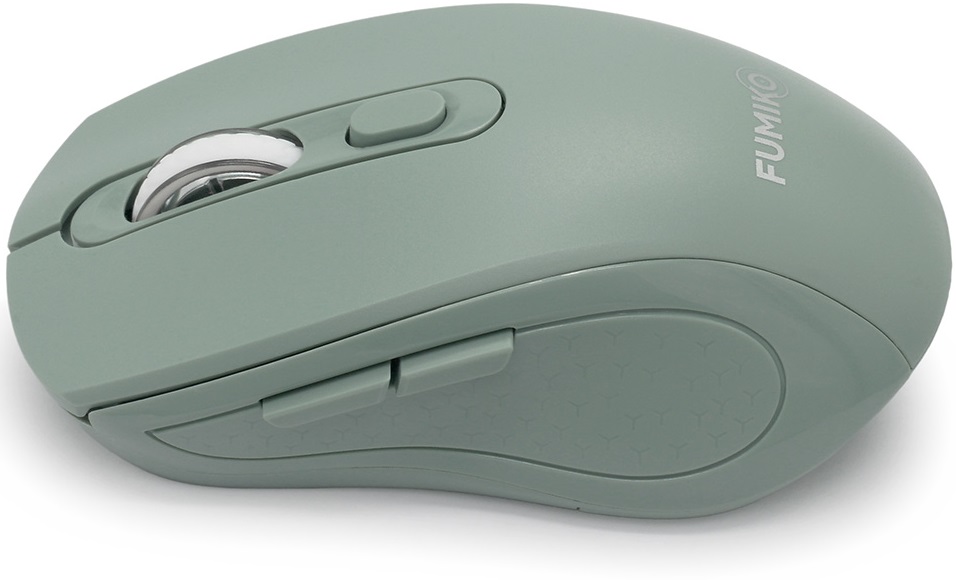 Мышь беспроводная FUMIKO QUICE FMA-14-G (optical, 1600dpi, бесшумный клик, AA (нет в комплекте), green)