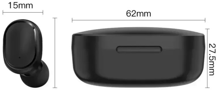Гарнитура TWS E6S (затычки, беспроводная, Bluetooth 5.0, с микрофоном, до 3 часов работы от батареи, green)