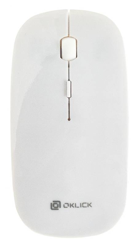 Мышь беспроводная Oklick 625MW (optical, 1600dpi, 2xAAA, white)