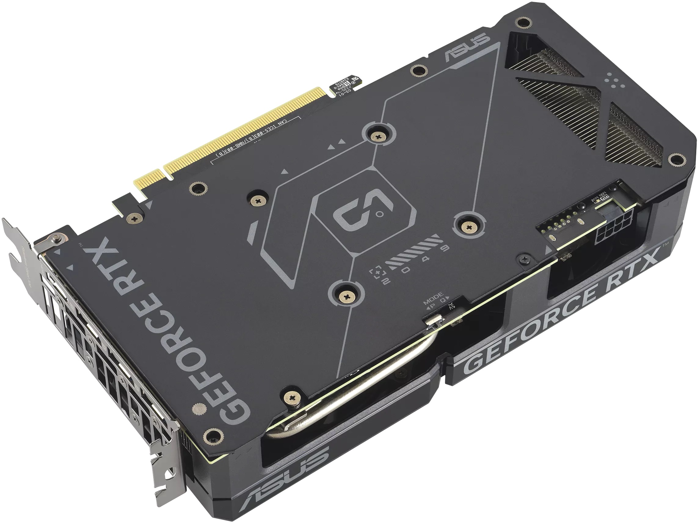 Видеокарта ASUS GF RTX4060 OC 8Gb (DUAL-RTX4060-O8G-EVO, 128bit, GDDR6, HDMI+3xDP) RTL