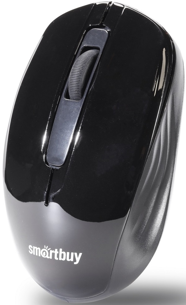 Мышь беспроводная Smartbuy ONE (SBM-332AG-K, optical, 1000dpi, 2xAAA, black)