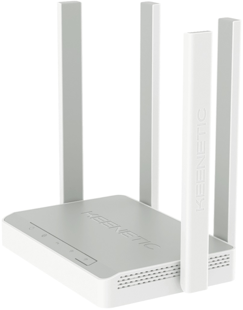 Роутер Keenetic Speedster (KN-3012) (300/867Mbps, 2.4/5GHz, 4 ports, 1000Mbps, 4 внешние несъёмные антенны 5dBi, white-grey)
